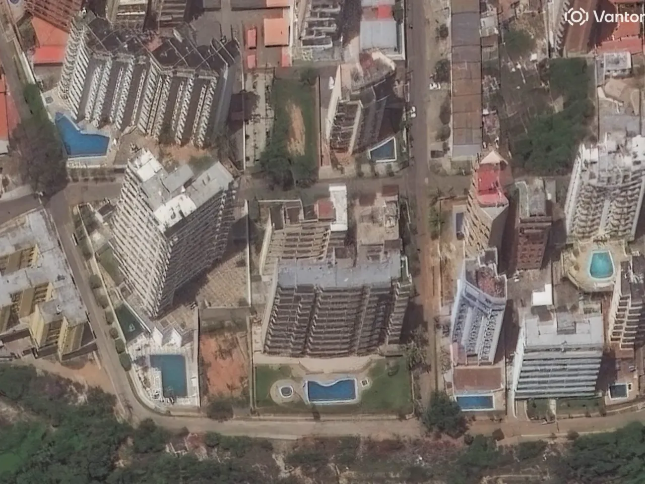 Venezuela is reeling from earthquakes, as the rising death toll nears 1,000 1 Apartment buildings in La Guaira, Venezuela, pictured before the earthquakes on June 22.