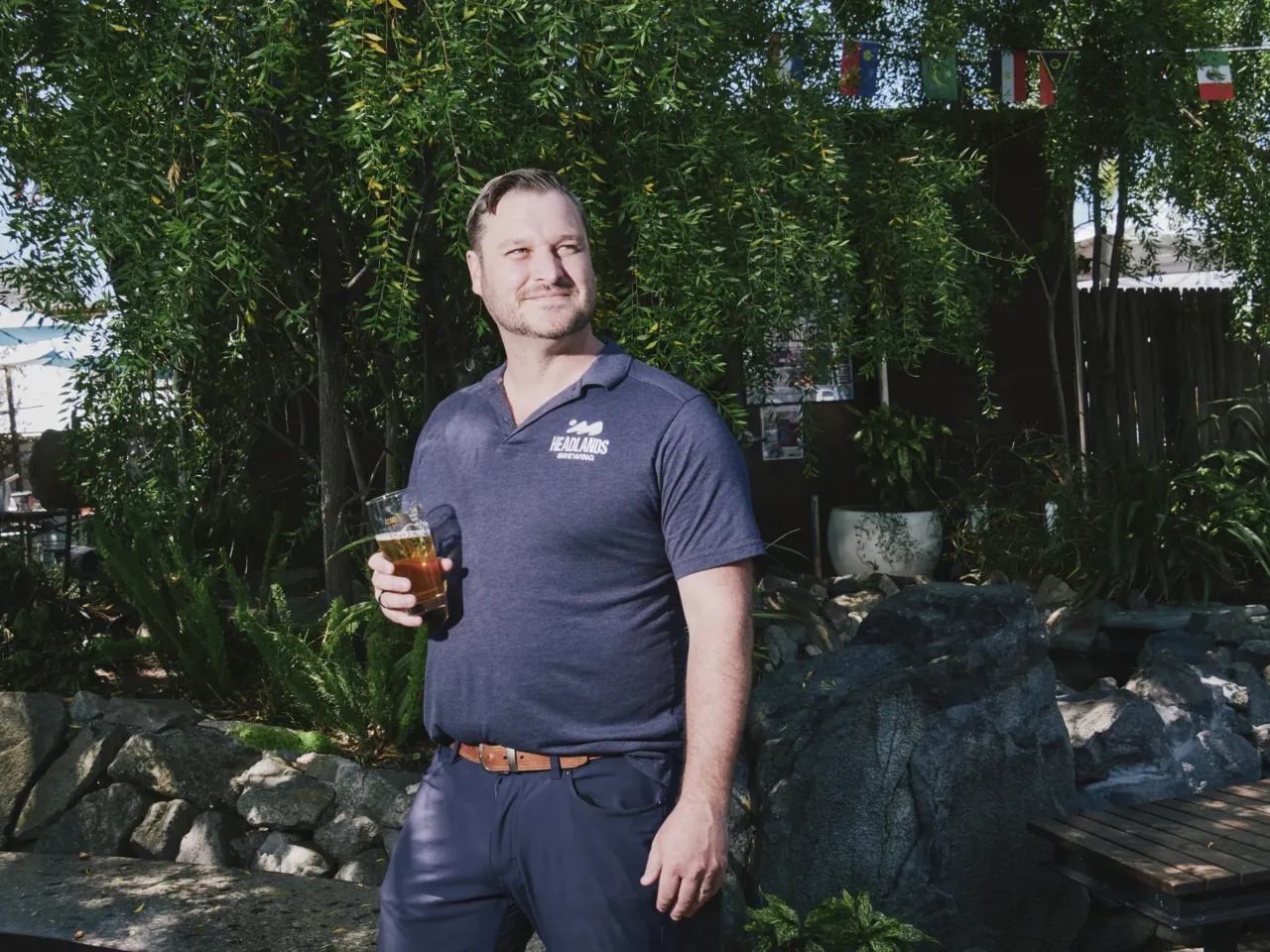 3 World Cup rivals find 'Common Ground' in a cross-border beer 1 Headlands Brewing COO and brewmaster Ryan Frank drinks a Common Ground beer in Berkeley, Calif., on June 11.