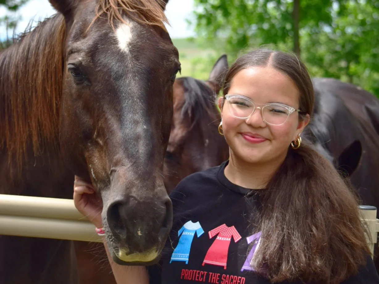 Native Americans celebrate victory at the Battle of Little Bighorn, 150 years later 4 Gianna Larocque-Mahto rode her horse to the camp from nearby Busby, Mont., joining a group of other riders. They started their "Victory Ride" in Ashland, Mont., roughly 60 miles away.