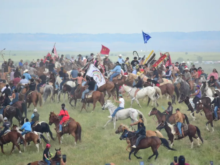 Native Americans celebrate victory at the Battle of Little Bighorn, 150 years later