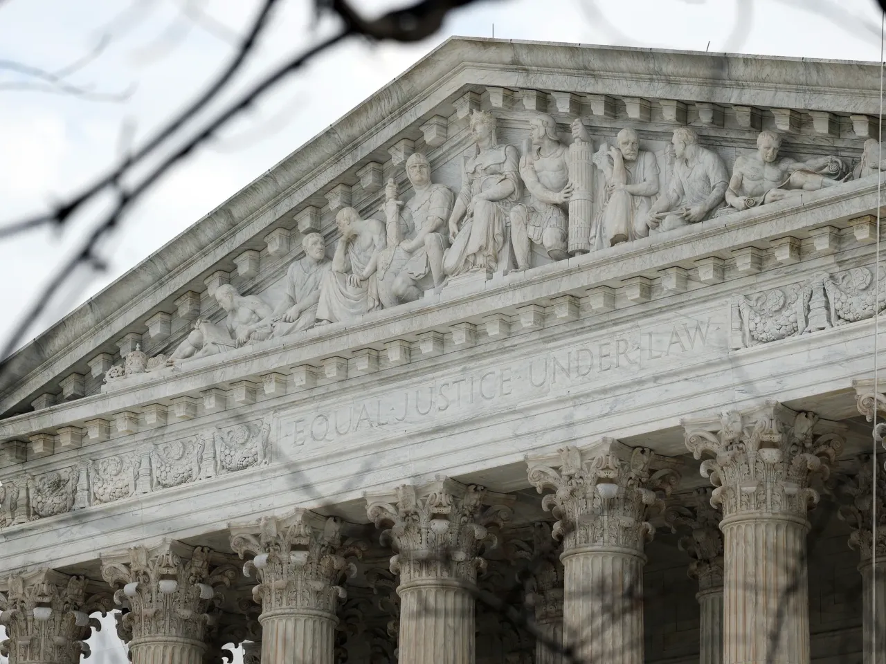 The U.S. Supreme Court is seen on March 4, 2026 in Washington, D.C.