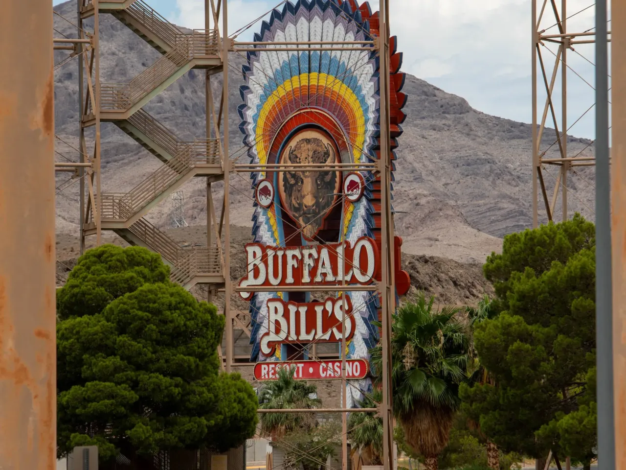 A family steps in to save the dying casino town of Primm, Nevada 6 The Buffalo Bill's Casino roller coaster was a tourist draw for Primm, Nev.