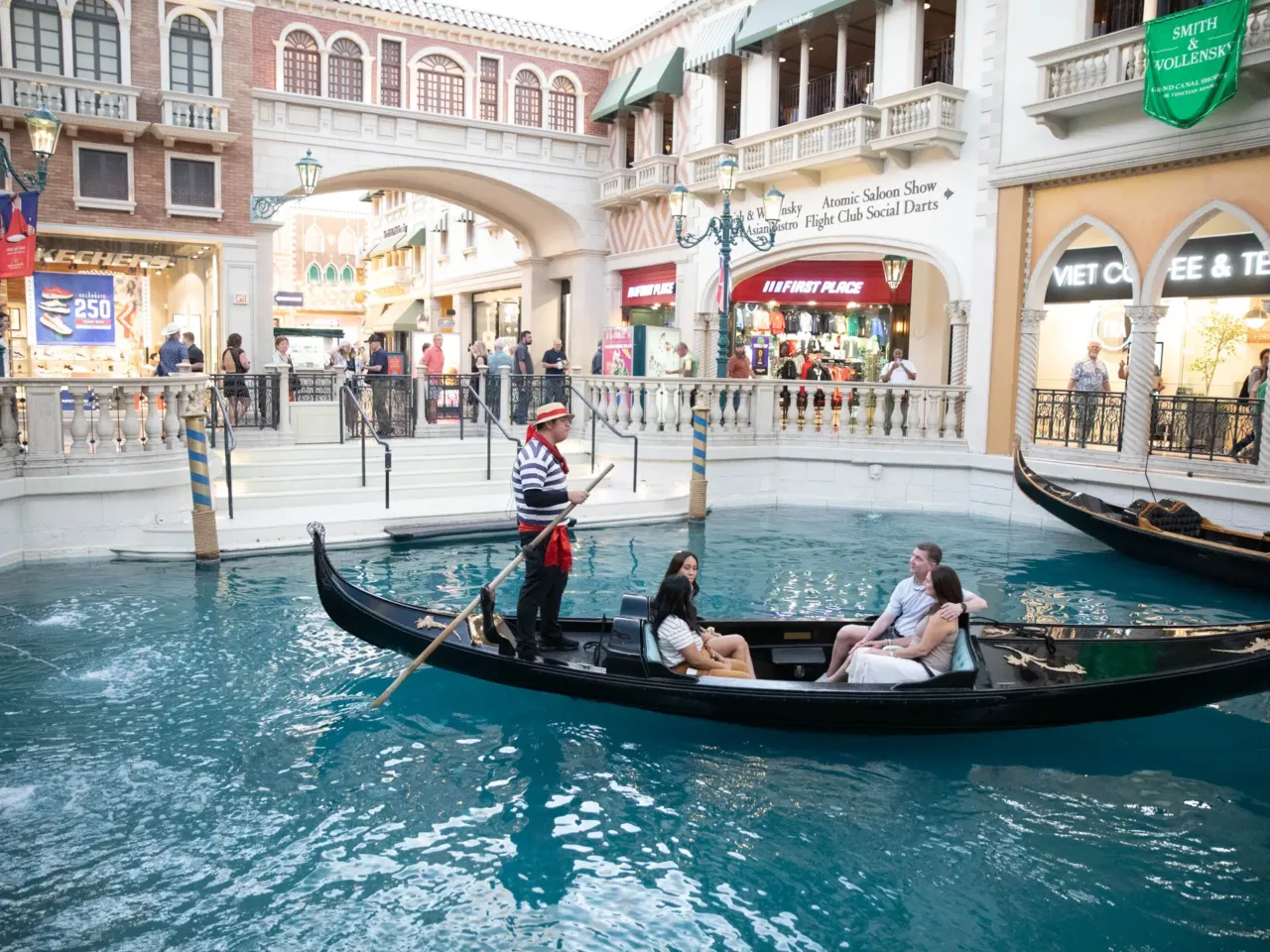 A family steps in to save the dying casino town of Primm, Nevada 13 You can ride on a gondola at the Venetian in Las Vegas.