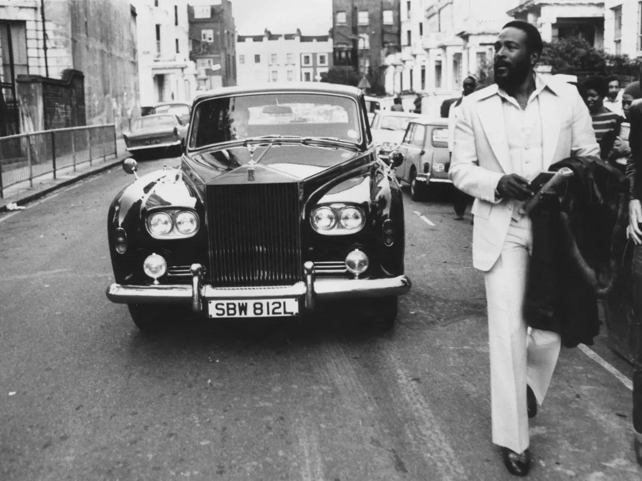 To Detroiters, Motown is more than just music 5 Marvin Gaye walks ahead of his Rolls Royce in Notting Hill, London in 1976.
