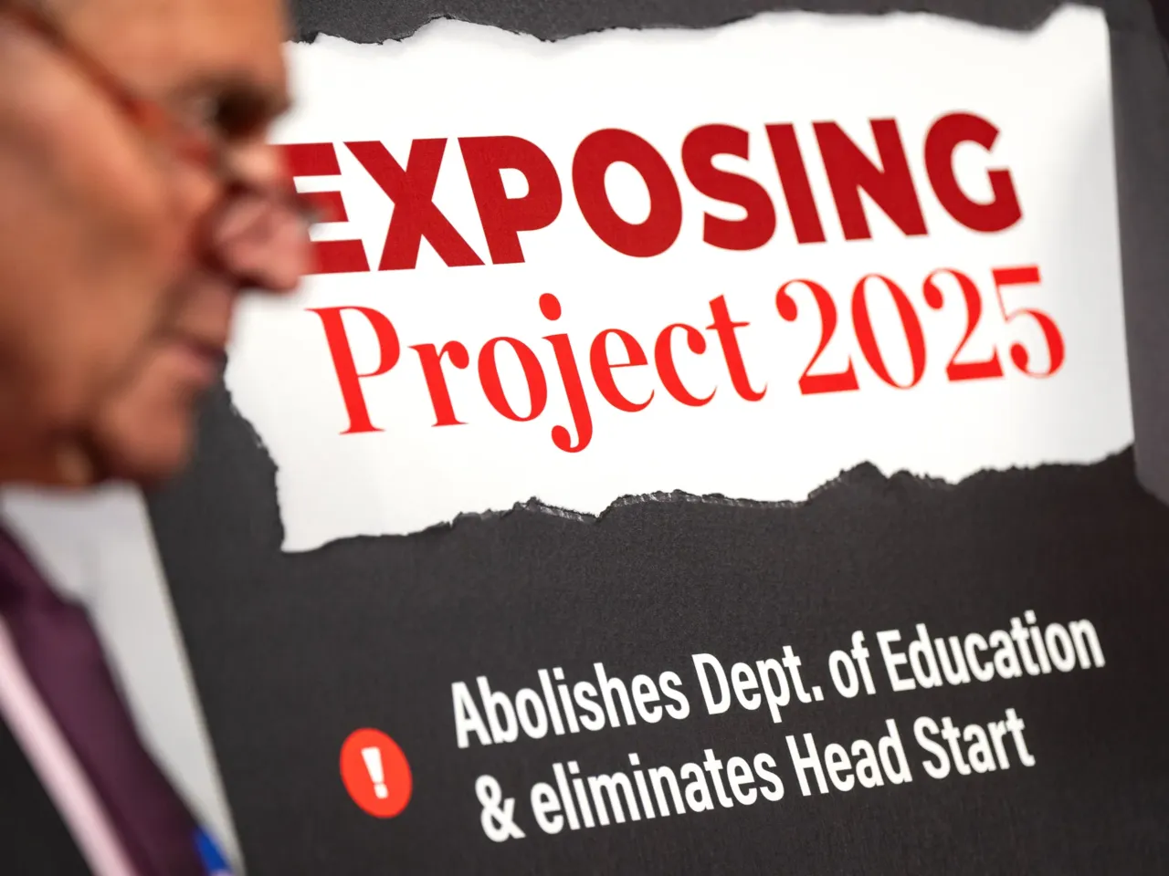 Meet 'Project 2029' — and its war on the annoyance economy 1 A sign that says "Exposing Project 2025" is seen during a news conference on "Project 2025" at the U.S. Capitol on Sept. 12, 2024, in Washington, D.C.