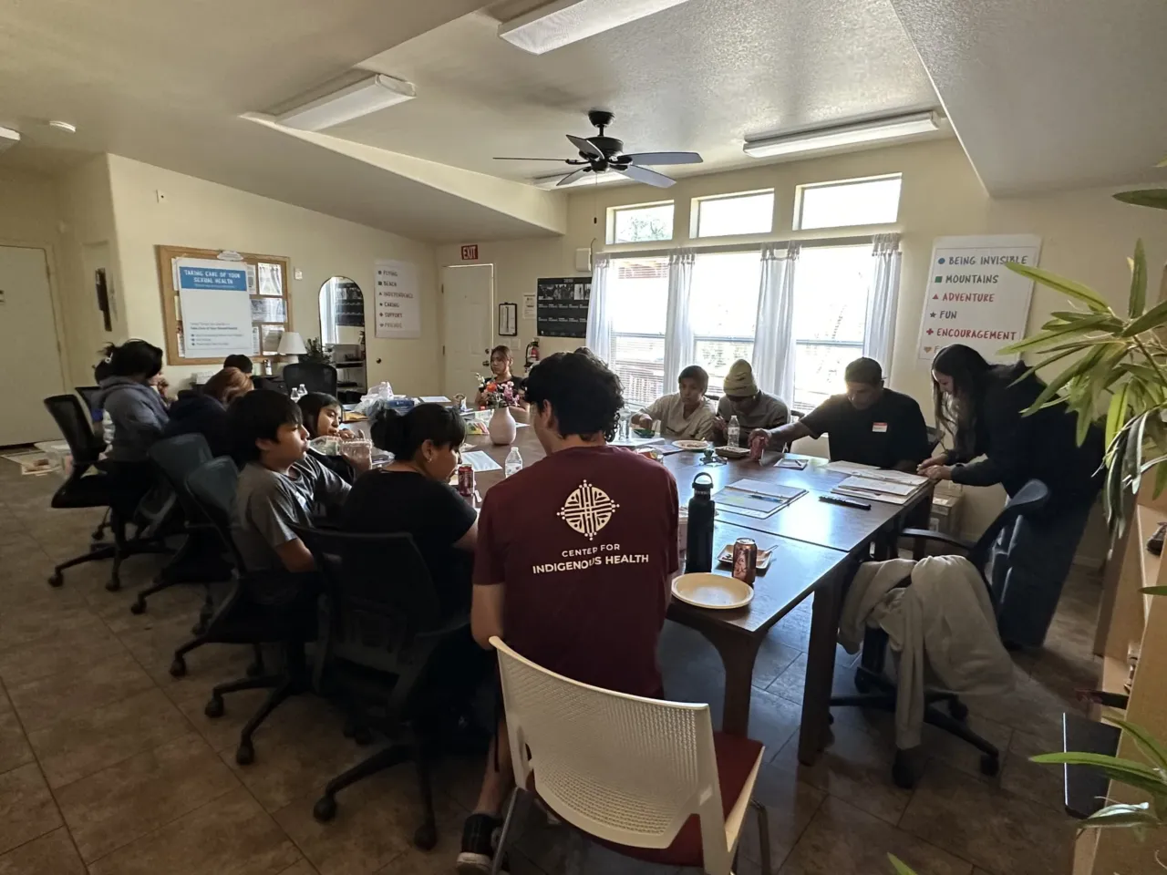 A LiFT workshop in the Navaho Nation in Arizona. The evidence-based course has teens bring a trusted adult with them to learn about relationships, safe sex and preventing pregnancy.