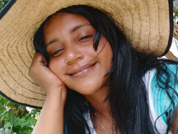 A spirit of resilience helps Venezuelans face healthcare challenges after the quakes 1 Luz Noguera, 36, says she is simply grateful to be alive after the quakes. "The day after the catastrophe, I took this photo with a smile," she says.