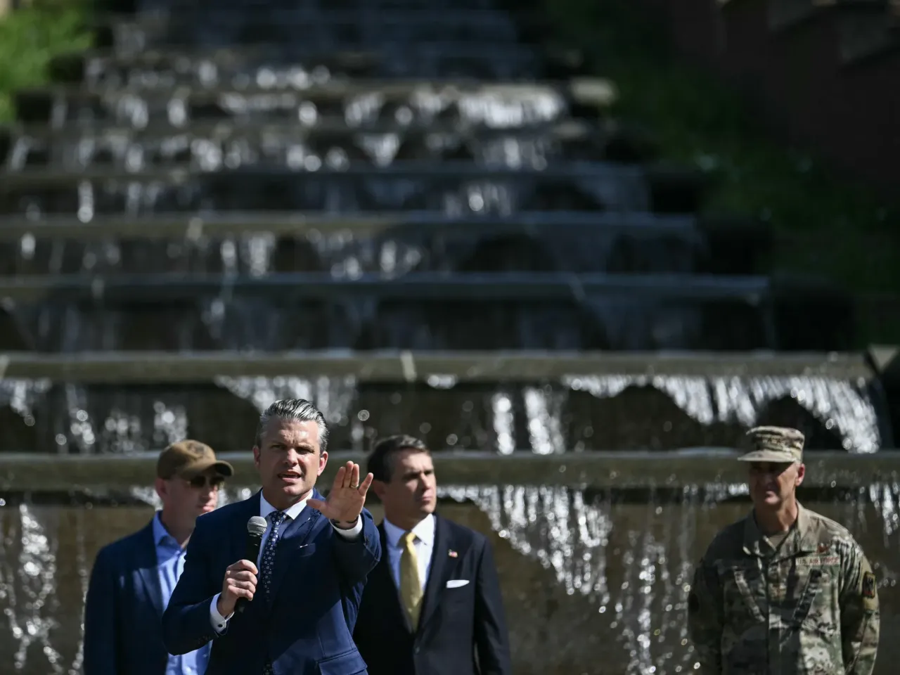 Trump's National Guard deployment in D.C. has been extended until 2029 3 Secretary of Defense Pete Hegseth speaks as he hosts a "DC Safe and Beautiful Task Force" ceremony with the National Guard at Meridian Hill Park in Washington, D.C., on July 2.