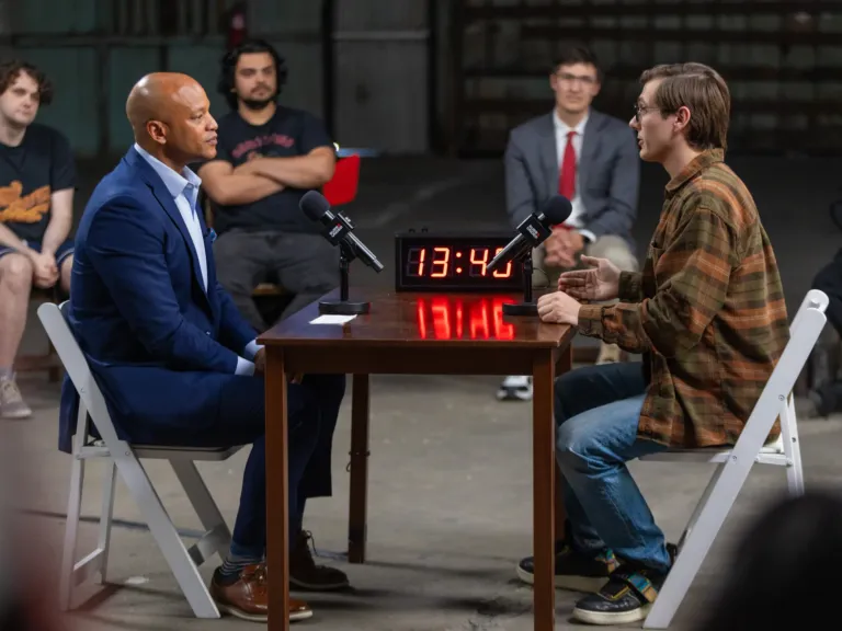 To win over young voters, some politicians are trying a new approach: debating them
