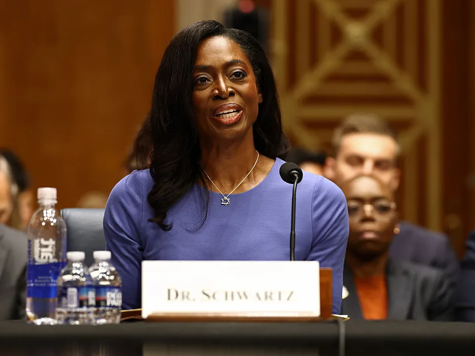 Dr. Erica Schwartz faces a Senate confirmation hearing for the role of CDC director.