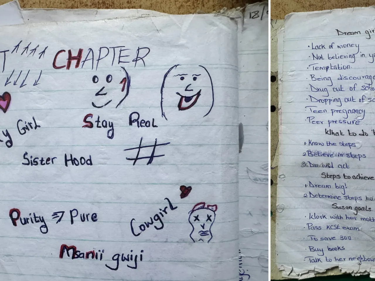 Trump's team says 'no children' died from USAID cuts. Consider these 3 cases 3 Pages from Purity's journal.