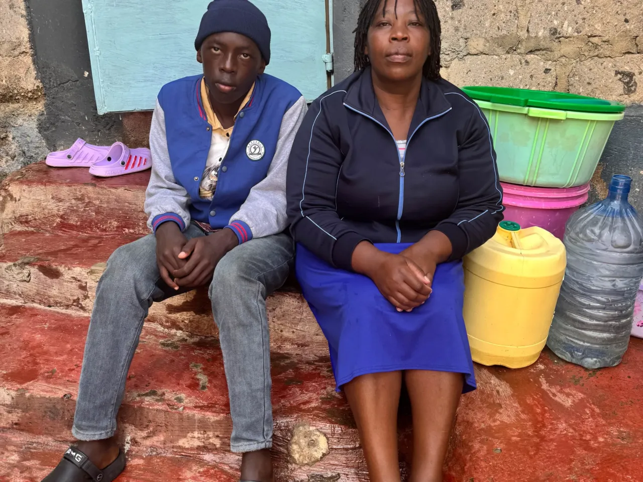 Trump's team says 'no children' died from USAID cuts. Consider these 3 cases 4 Purity's mother, Rachael Wanjiru, and her 14-year-old brother, James Gitau Mwai, sit outside their home in Nairobi, Kenya.
