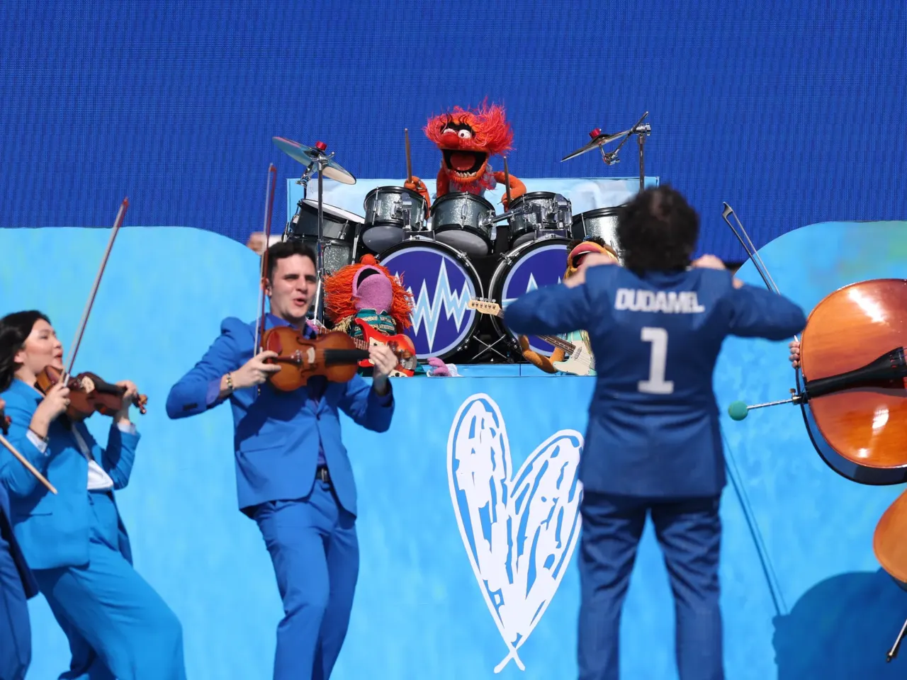 A cavalcade of international stars headlined the World Cup's first-ever halftime final show 4 Animal performs during the Topps Final Halftime Show at New York New Jersey Stadium on July 19, 2026 in East Rutherford, New Jersey.