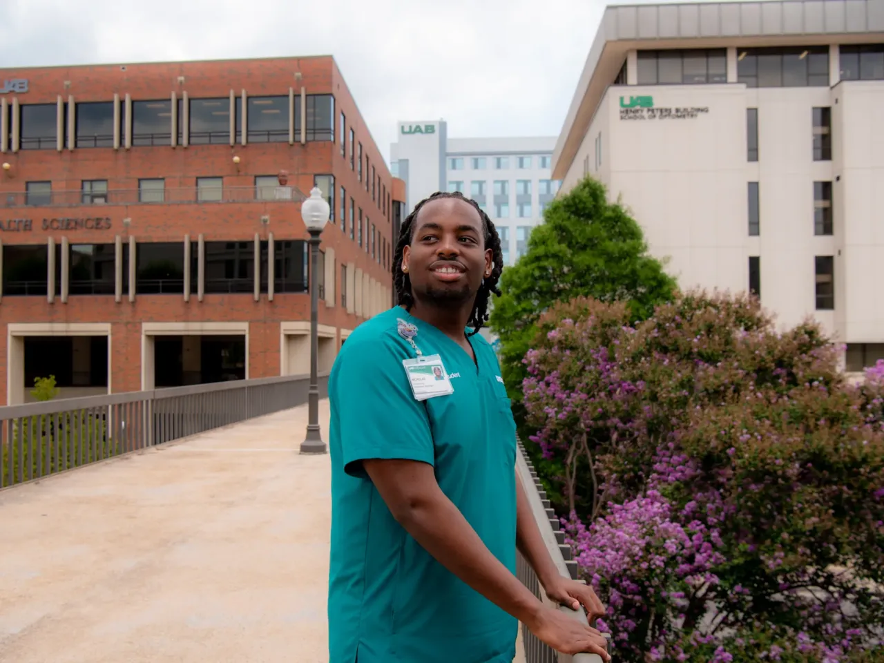 Nicholas Seay has found that Black male patients feel more at ease with him than other hospital staff. "It's a cool experience to see how my patient will talk to me differently from the nurse that I'm following," he says.