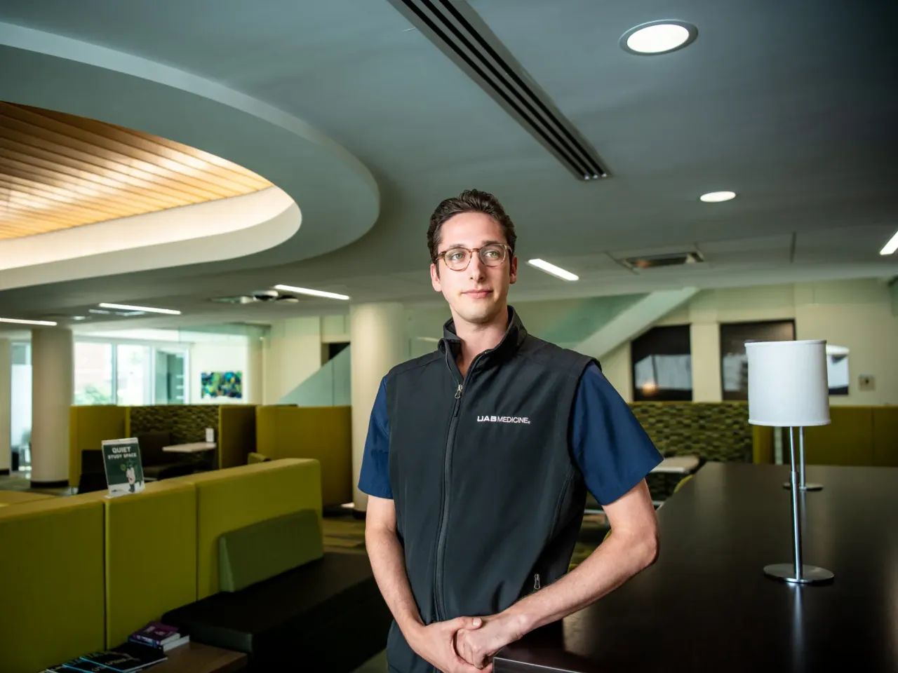 Graduate student Chris Jones says nursing isn't marketed to men as an option. "They're not shown that it's an opportunity for them," he says.