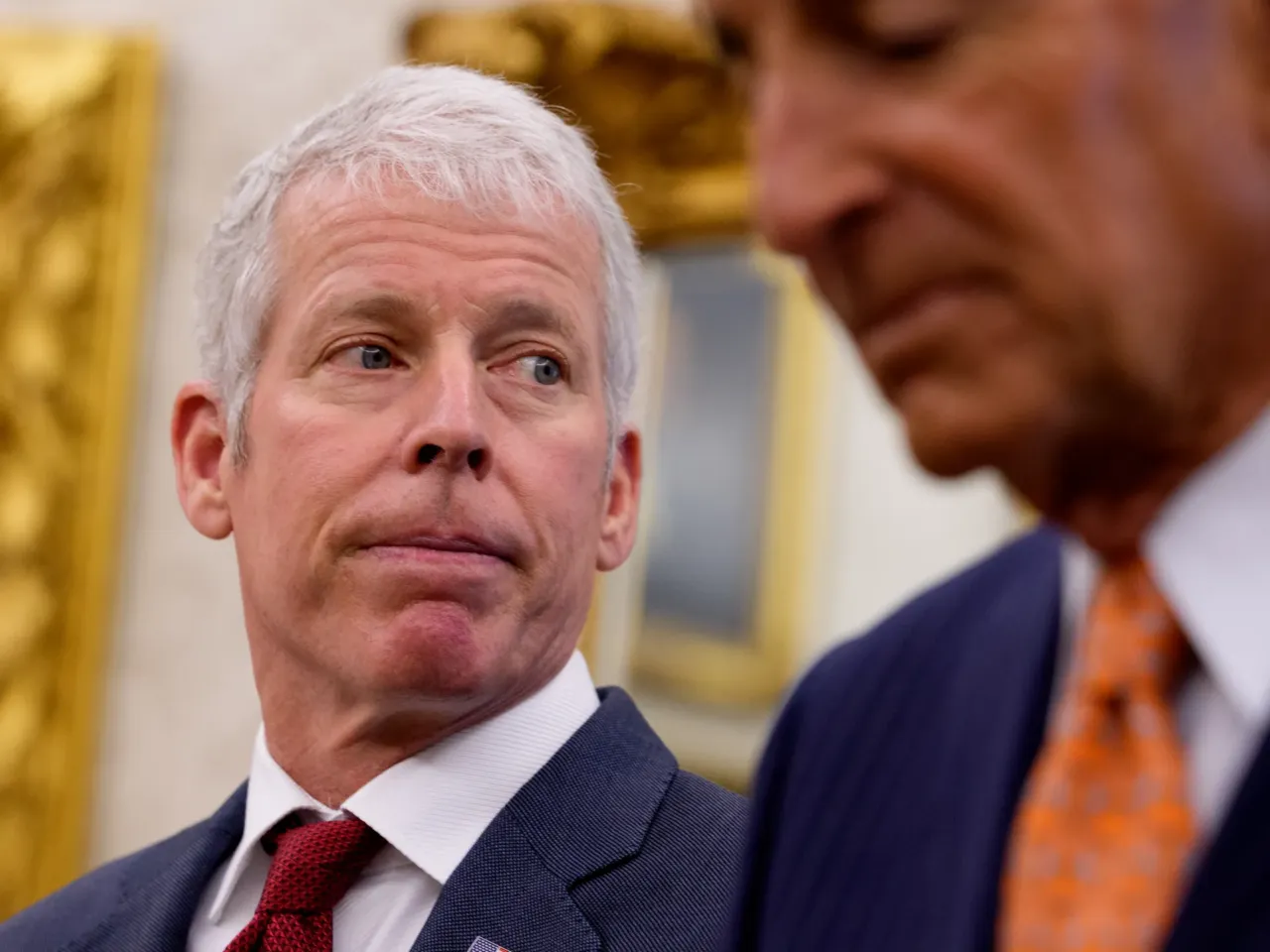 Energy Secretary Chris Wright at an Oval Office meeting earlier this month.