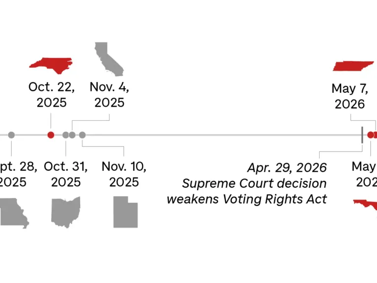 How predominantly Black areas in 6 states have been split up by redistricting