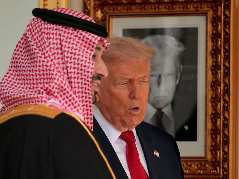 Trump says Saudi Arabia’s nuclear deal hinges on the kingdom normalizing Israel ties