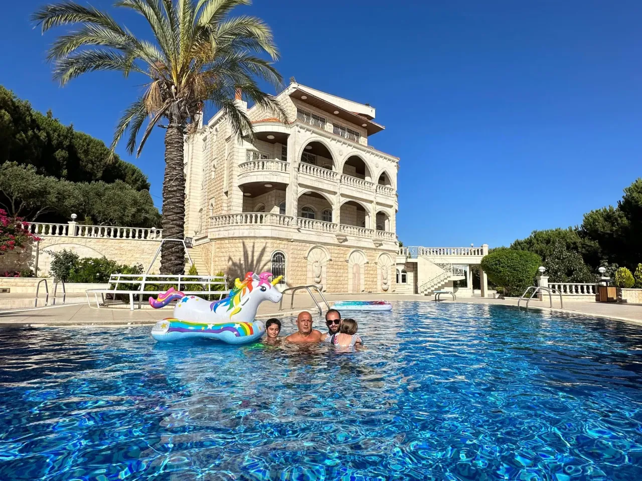 Lebanese displaced by war turn to satellites to check their homes 5 Qasem Fares' four-story home in Bint Jbeil, southern Lebanon, which he built after decades abroad and where he spent summers with his family before it was destroyed.