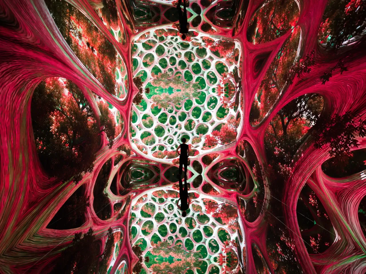 'Machines are collaborators' at this new museum of AI art 2 Artist renderings of Machine Dreams: Rainforest, Dataland's inaugural exhibition, on display through Jan. 2027.