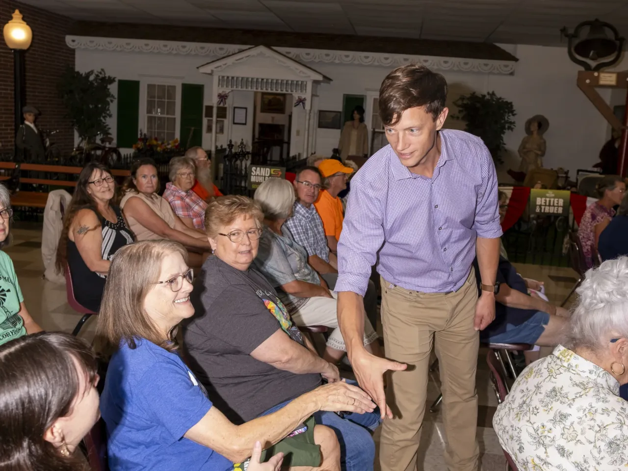 In Iowa, the water is so concerning that it could decide who wins the governor's race 5 Iowa gubernatorial candidate Rob Sand campaigns in Corydon, Iowa, on June 29.