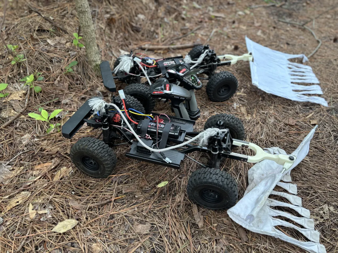 Ticks are taking over in Virginia. Could ODU's 'tick robot' help? 4 ODU 'TickBots' deployed on a neighborhood trail in Chesapeake on July 27, 2026.