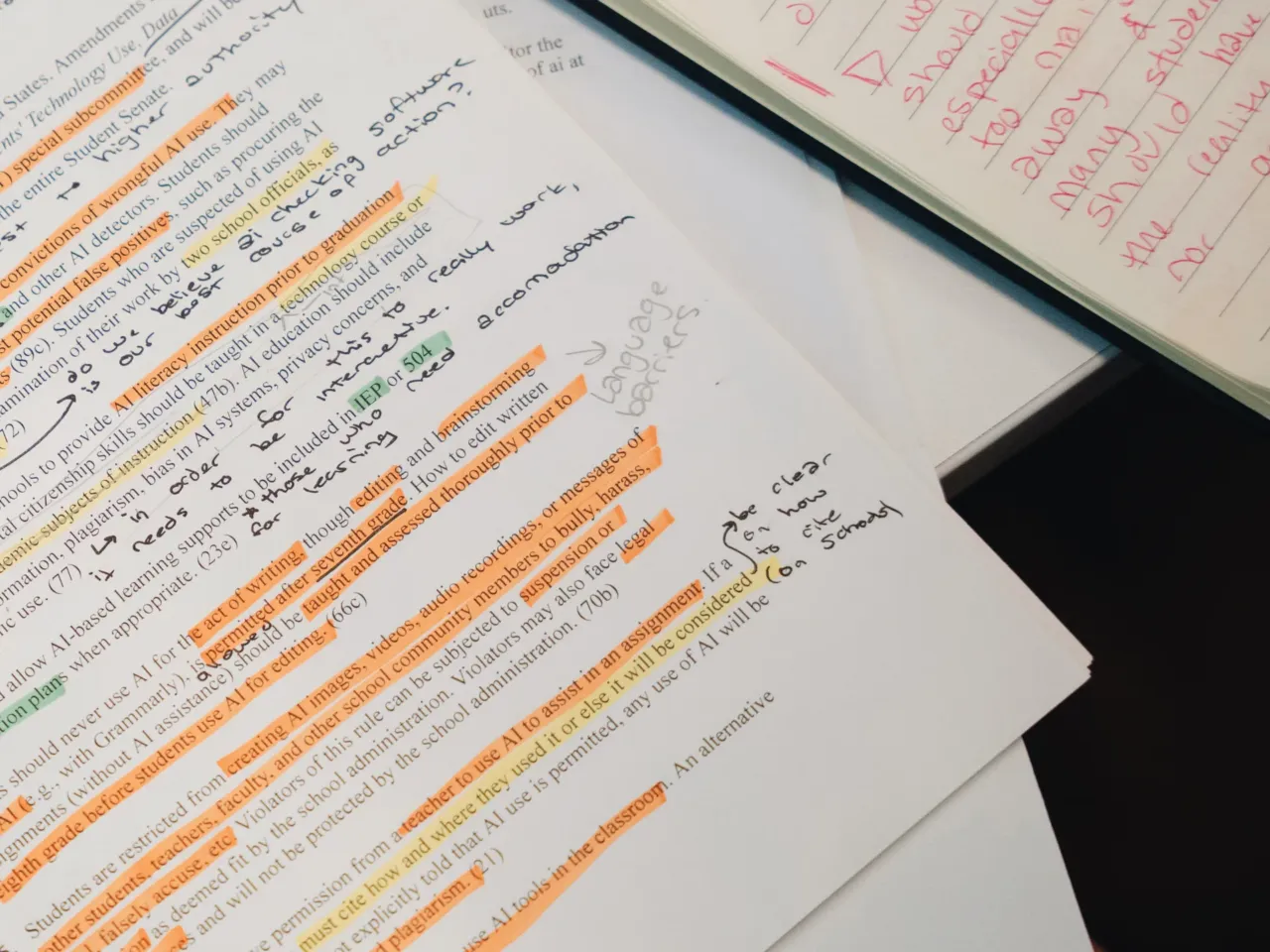 Adults have struggled to set rules for AI in school. These teens figured it out 2 Sophia Fenn of Washington state took the work seriously, going line by line through the proposals and making detailed notes about what she would like to amend or strike altogether.