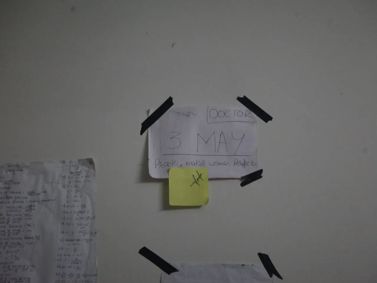 From a mother's grief to a nation's fury: How an exam leak became a political storm 1 Notes on the wall of 18-year-old student Akanksha Chaturvedi, relating to her high-pressure medical exams.