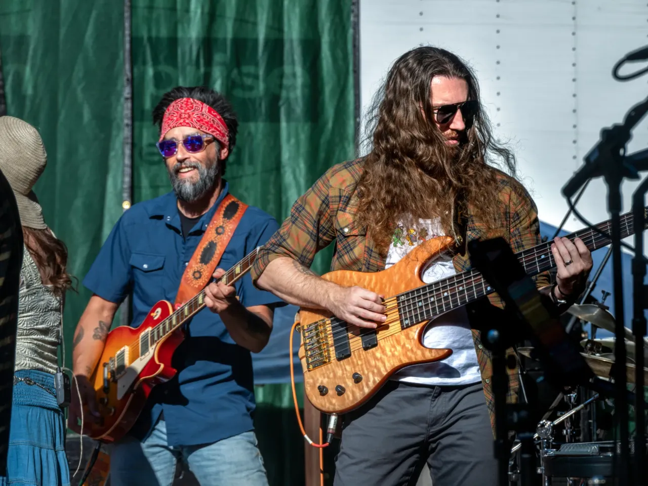 How Deadheads became rock and roll's greatest renewable resource 2 Grahame Lesh, guitarist and son of Grateful Dead original band member Phil Lesh, at right, heads up the band. Terrapin Roadshow performs at Monte Rio Amphitheater in Monte Rio, CA for a story about the longevity of the Grateful Dead's music and cultural scene.