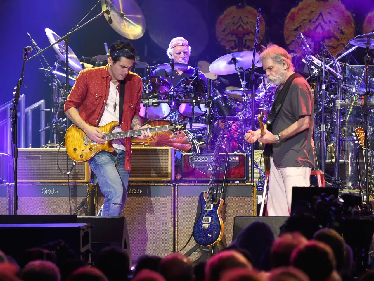 How Deadheads became rock and roll's greatest renewable resource 3 (L-R) John Mayer, Bob Weir, Oteil Burbridge, Bill Kreutzmann, Mickey Hart, and Jeff Chimenti of Dead & Company perform at American Express Presents: AMEX UNSTAGED Featuring Dead & Company at Madison Square Garden on November 7, 2015 in New York City.