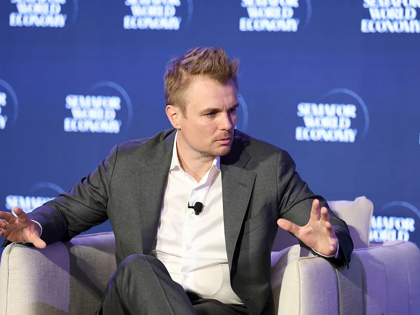 The FAA wants to reboot the nation's airspace. This airline shows how it might work 1 Phillip Buckendorf, the CEO and co-founder of Air Space Intelligence, speaking at a conference in Washington, D.C., earlier this year.