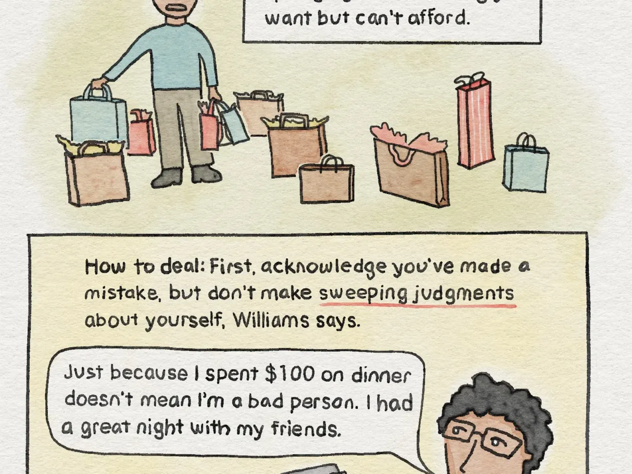 Spending money shouldn't make you feel bad. But if it does, read this comic 4 474575 4