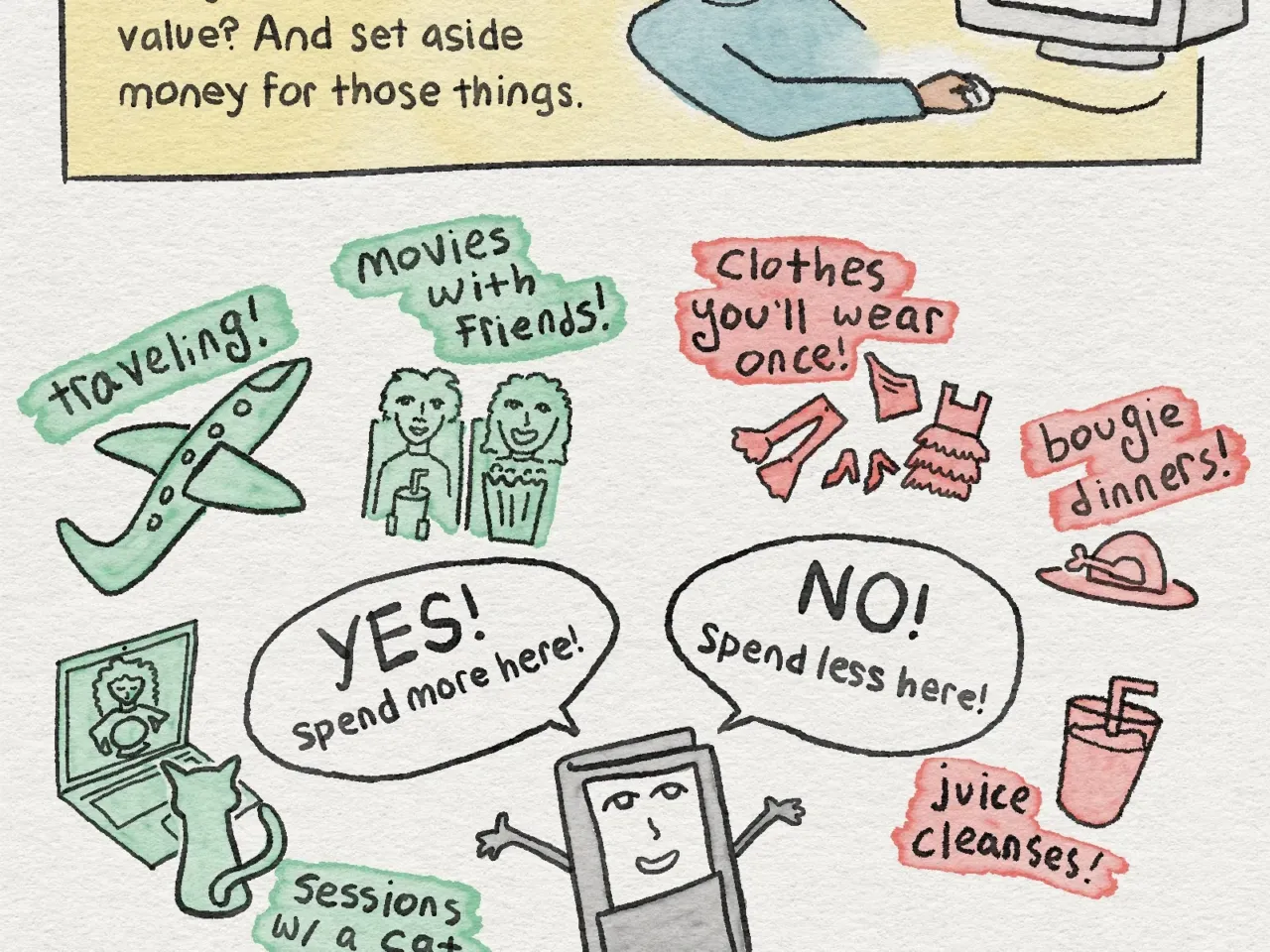 Spending money shouldn't make you feel bad. But if it does, read this comic 5 474576 5