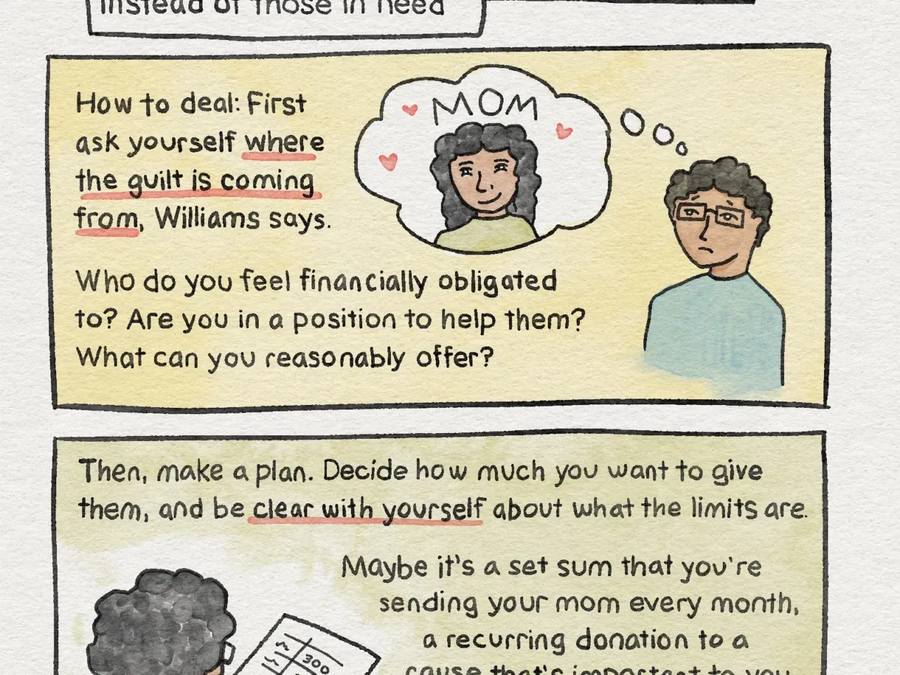 Spending money shouldn't make you feel bad. But if it does, read this comic 7 474578 7